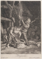 KG 06159
<br/>
Augustus: dorsen van het graan
<br/>
<em>Dusart, Cornelis (1660-1704)</em>